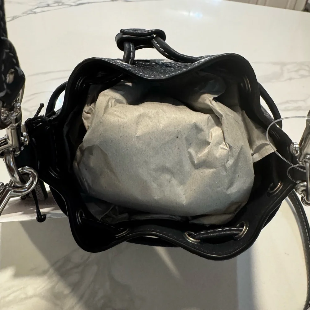 Coach Jacquard Mini Bucket Bag - Picture 7 of 8